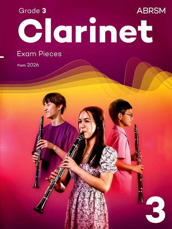 ABRSM Clarinet Exam Pieces from 2026 - Grade 3