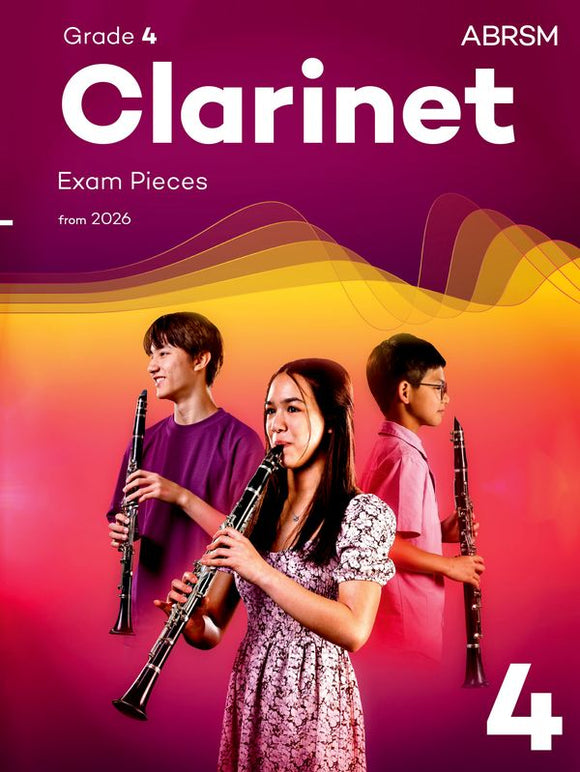 ABRSM Clarinet Exam Pieces from 2026 - Grade 4
