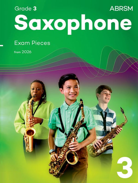 ABRSM Saxophone Exam Pieces from 2026 - Grade 3