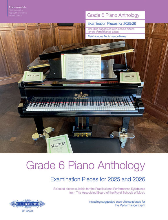 Grade 6 Piano Anthology for ABRSM Syllabus 2025 and 2026