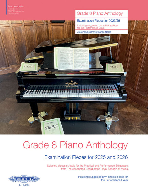 Grade 8 Piano Anthology for ABRSM Syllabus 2025 and 2026