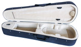 Lightweight 'V-Shaped' Violin Case - Blue (1/8 size)