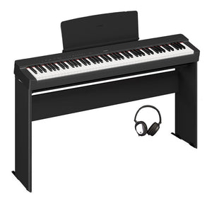 Yamaha P225B Digital Piano Including L200B Fixed Stand & Headphones