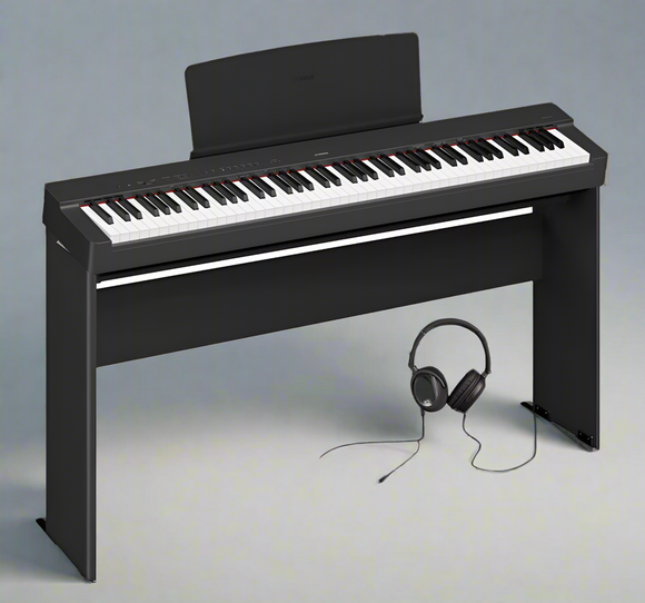 Yamaha P225B Digital Piano Including L200B Fixed Stand & Headphones