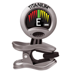 Snark Titanium Clip On Tuner For All Instruments Rechargeable - Silver