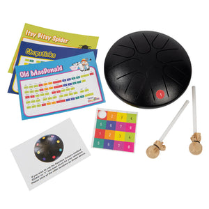 PP World Rainbow Colours 8-Note Tongue Drum