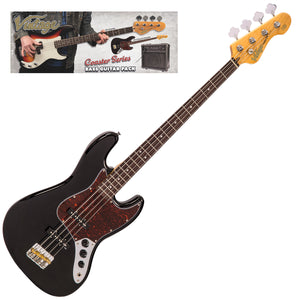 Vintage V49 Coaster Series Bass Guitar Pack