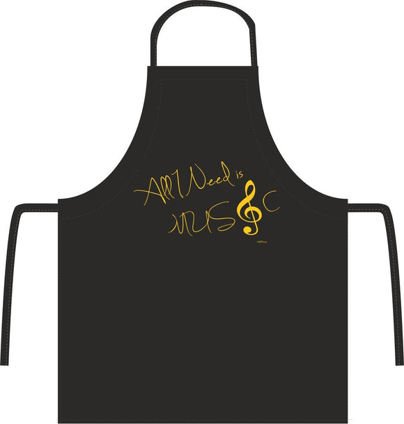 Apron with Embroidered 