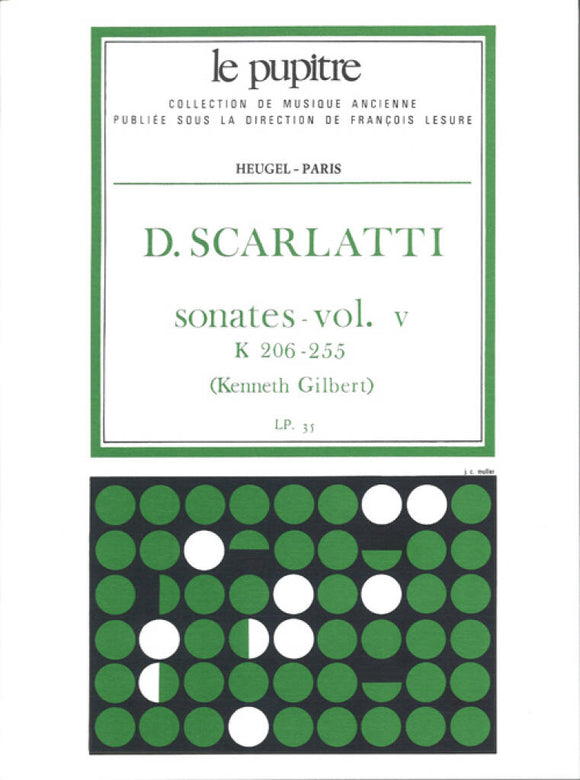 Scarlatti Sonates Volume 5 K206-K255 Harpsichord (or Piano)