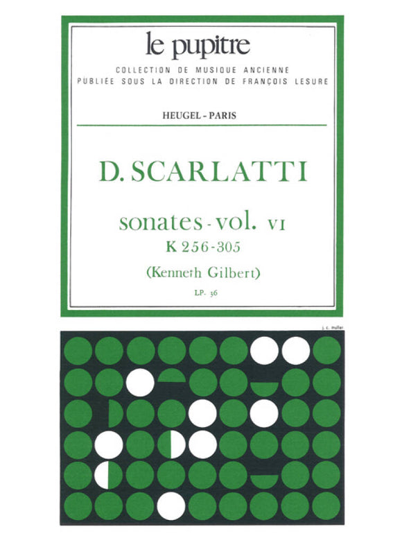 Scarlatti Sonates Volume 6 K256-K305 Harpsichord (or Piano)