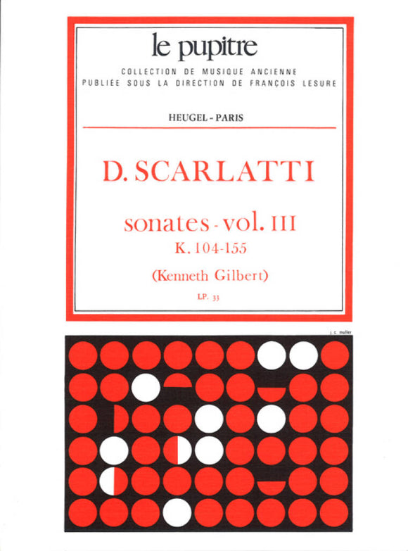 Scarlatti Sonates Volume 3 K104-K155 Harpsichord (or Piano)