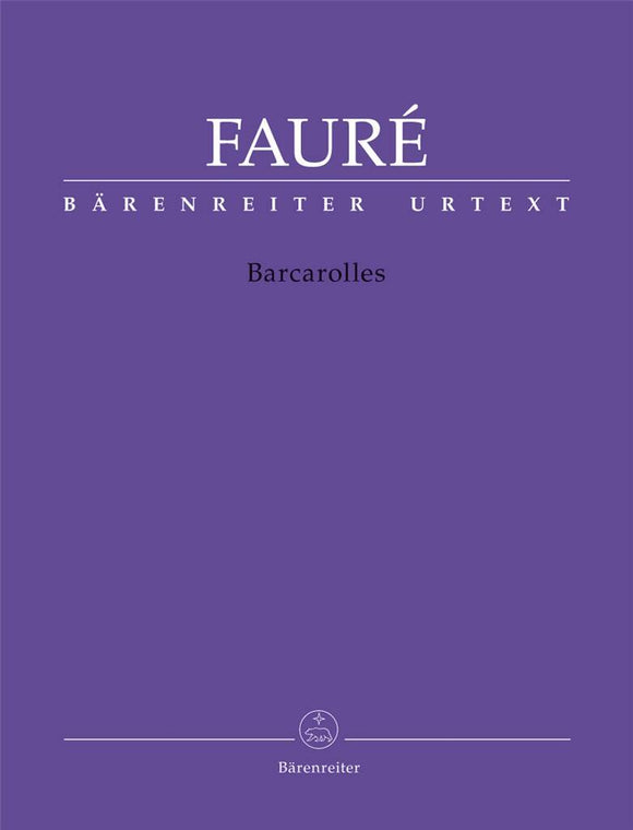 Fauré Barcarolles - Piano