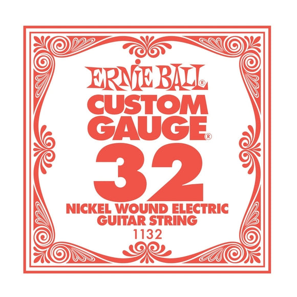 Ernie Ball 32W Nickel Ball End Guitar String