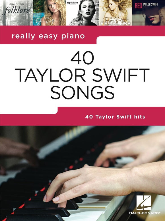 Really Easy Piano 40 Taylor Swift Songs