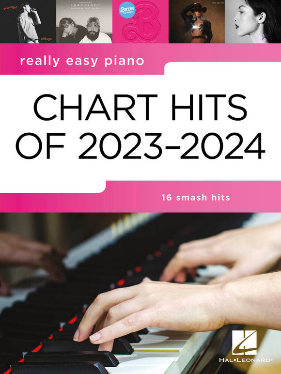 Really Easy Piano Chart Hits of 2023-2024 - 16 Smash Hits arranged for really easy piano