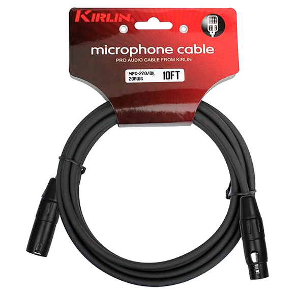 Kirlin Mic Lead 6 Feet Xlr M To Xlr F