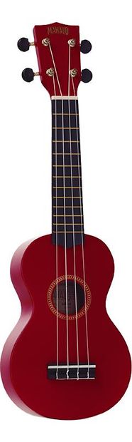 PACK - Mahalo Mr1 - Essential Ukulele Pack Red. Includes Picks Aquila Strings Tuner Downloadable Video