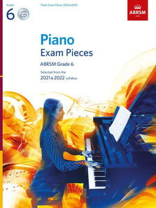 ABRSM Piano Exam Pieces Grade 6 2021 to 2022 with CD