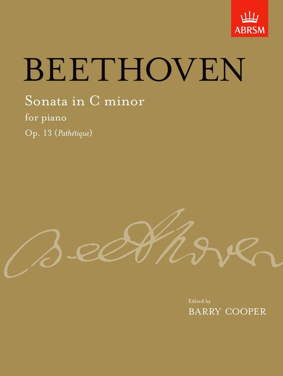 Beethoven: Sonata In C Minor Opus 13 Pathetique For Piano