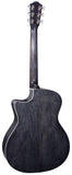 Rathbone R3SMPCEBK - Solid Sitka Spruce Top Electro-Acoustic Guitar in Black